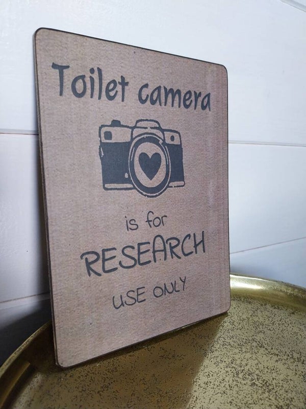 A5 tekstbord voor wc