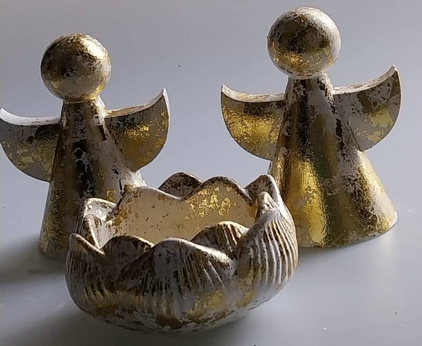 Gold marmer  engel