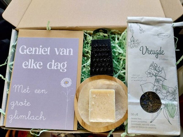 Brievenbusdoosje geniet van elke dag