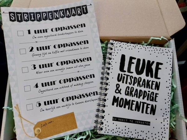 Brievenbusdoosje voor ouders met kleintjes ♡