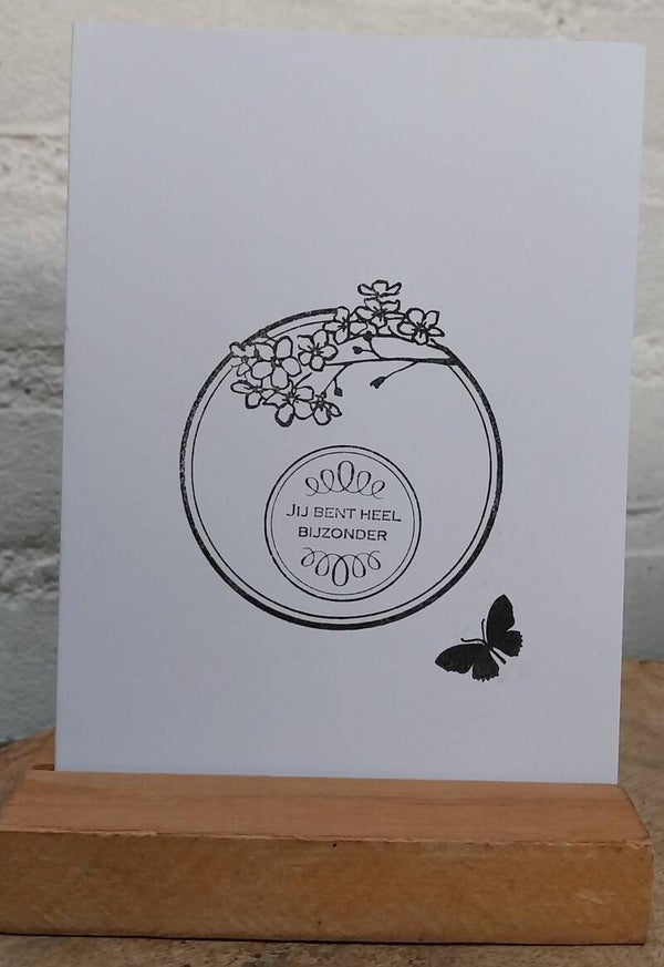 Wenskaart jij bent heel bijzonder