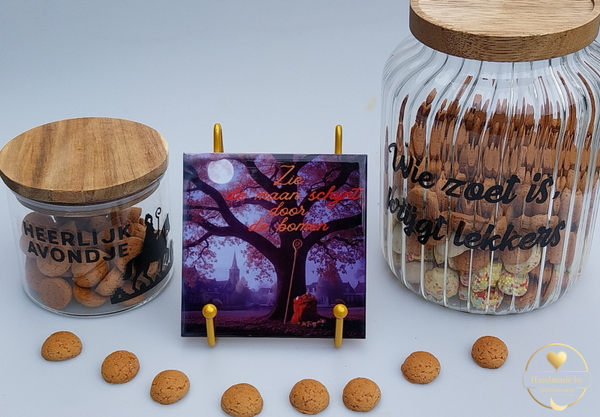 Tegeltje Zie de maan schijnt