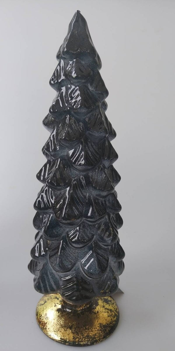 Glazen kerstboom zwart