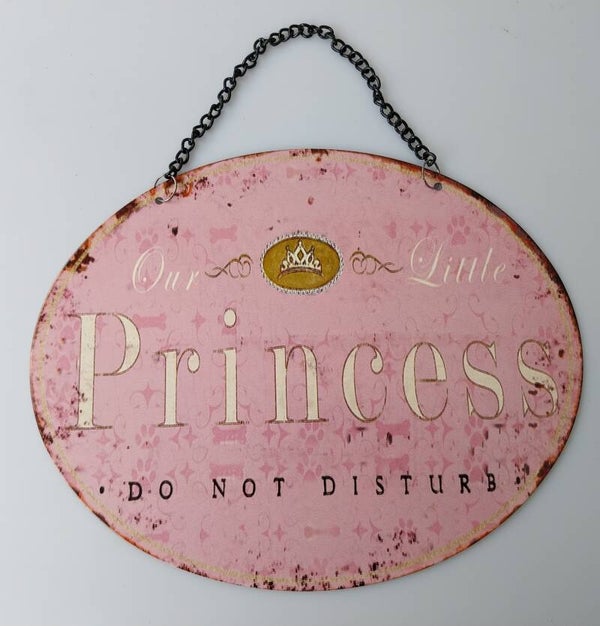 Metalen plaat Princess