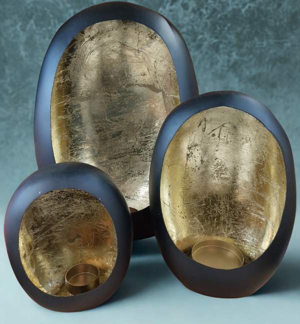 Gouden ei windlichten