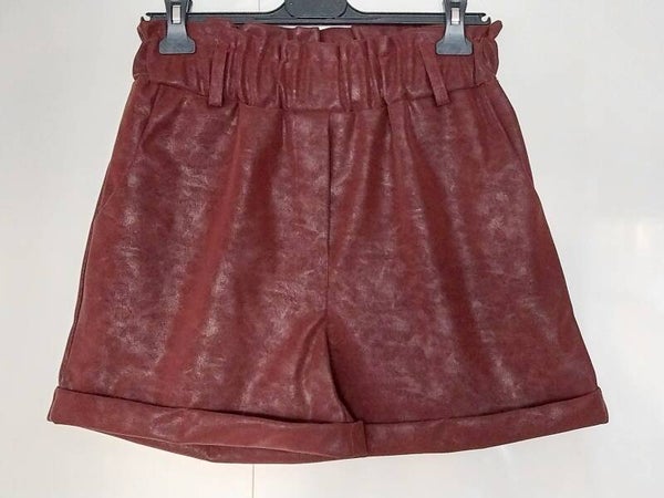 PU short bordo