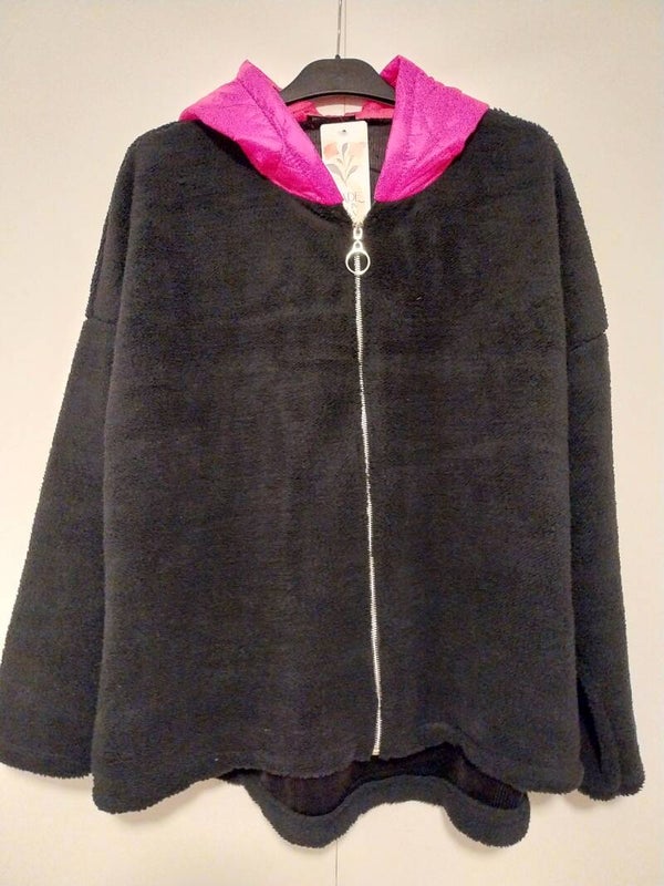 Teddy Hoody Zwart