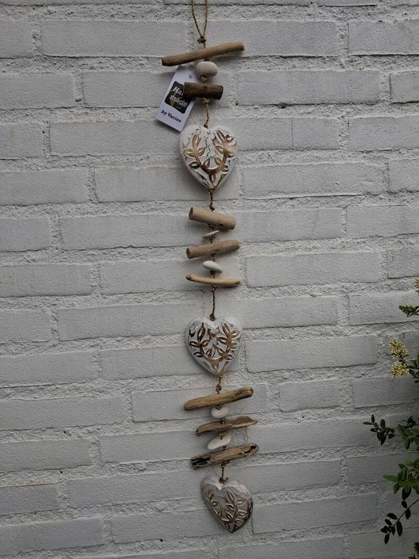 Ibiza white hearts string