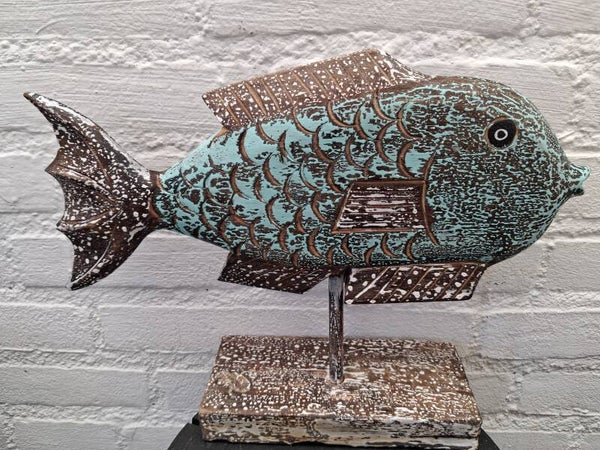 Ibiza Beach Vibes koi fish on stand L