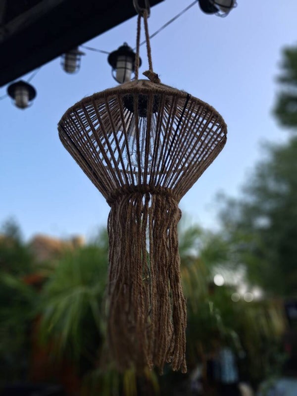 De Hanglamp Solar LED ruit 20 cm