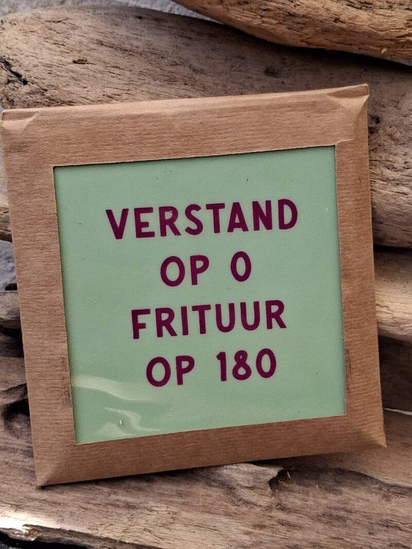 Verstand op 0 frituur op 180