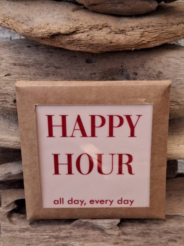 Tegeltje happy hour all day every day