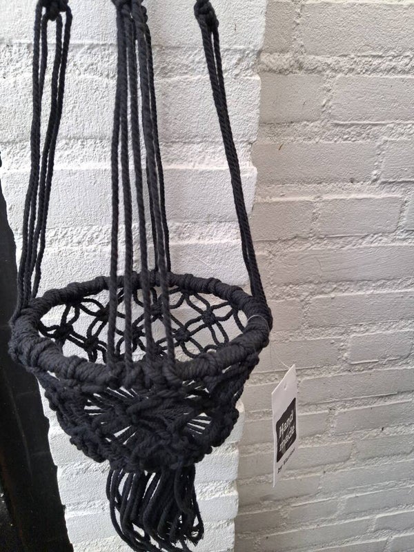 Ibiza Bali style macrame plantenhanger