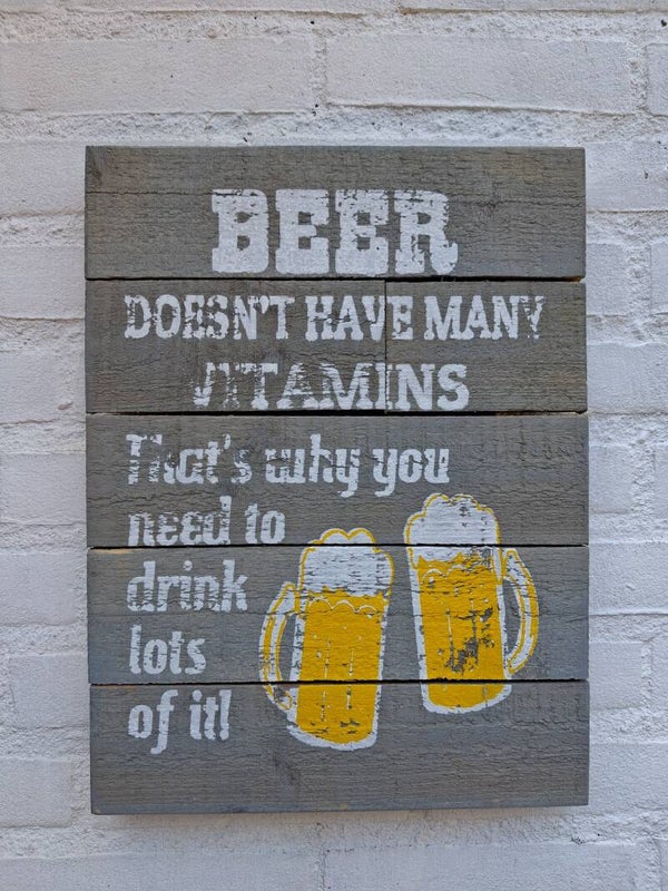 Wandbord beer doesnt' always