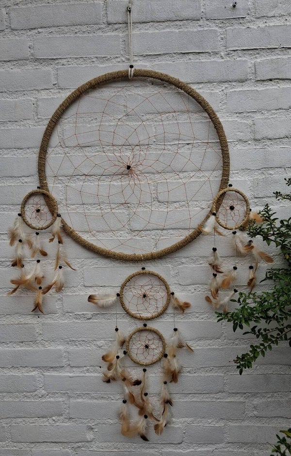 Ibiza Feather brown dreamcatcher