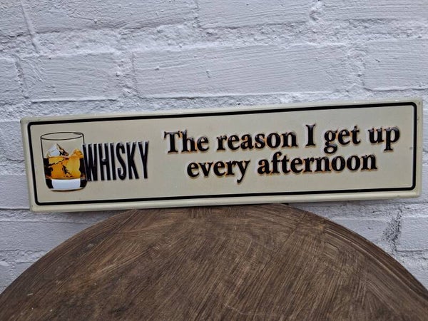 Wandbord whiskey is the reason