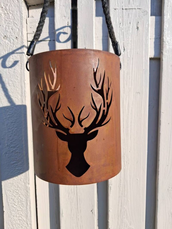 Rusty  reindeer candle L