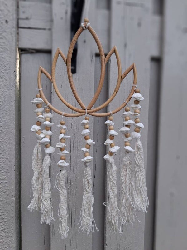 Lotus schelp wandhanger