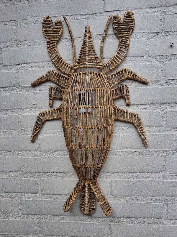 Rotan kreeft walldeco