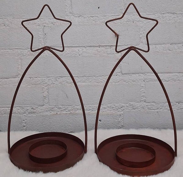Plate star rusty