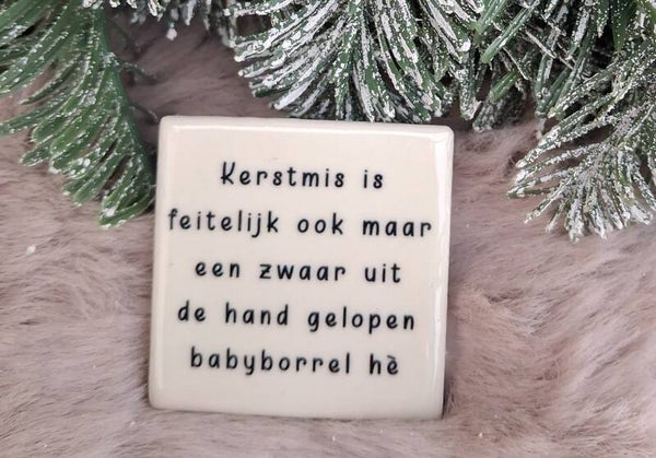 Magneet kerstmis is een feitelijk ook maar een uit