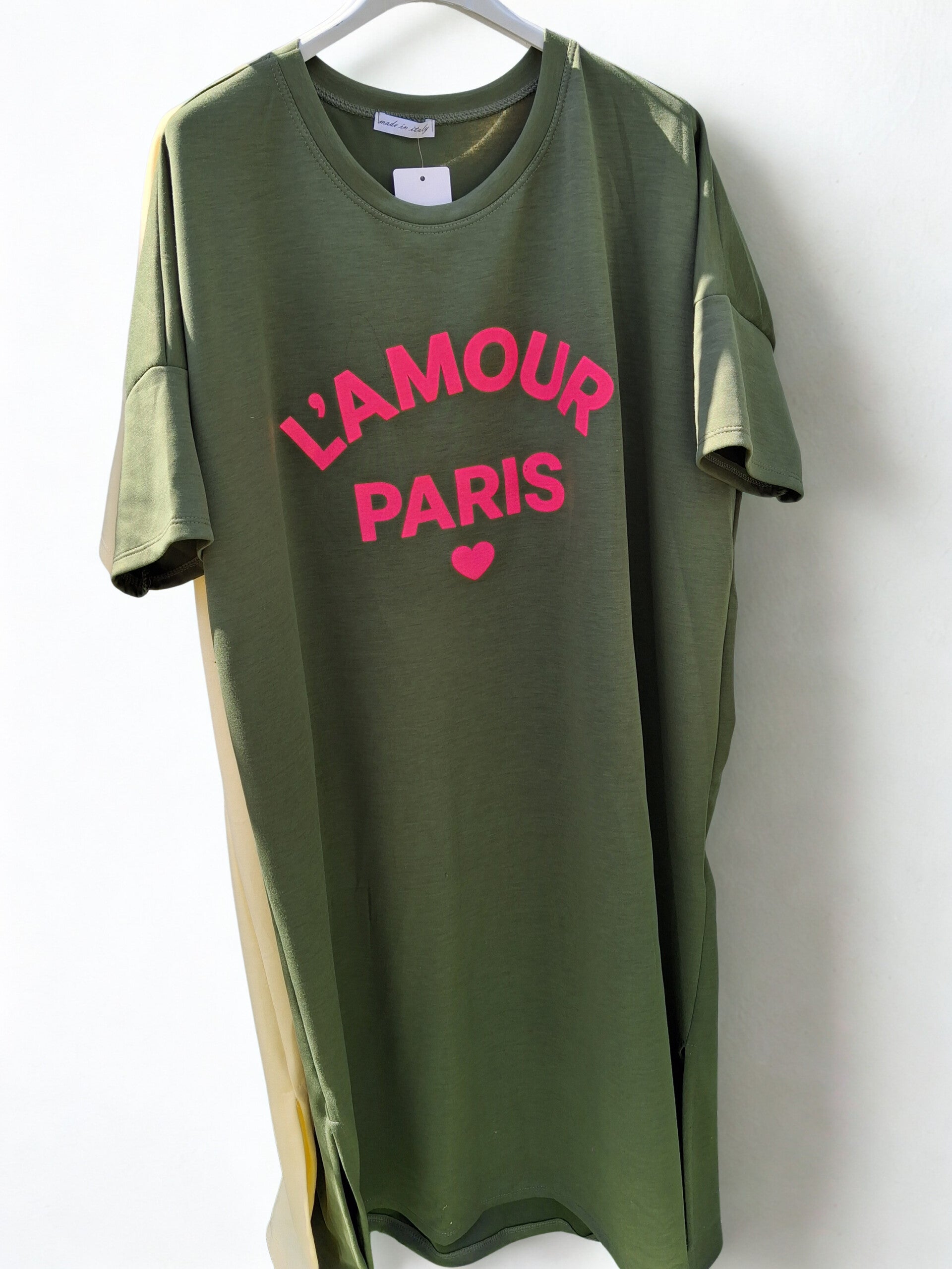 Soft dress L'amour groen