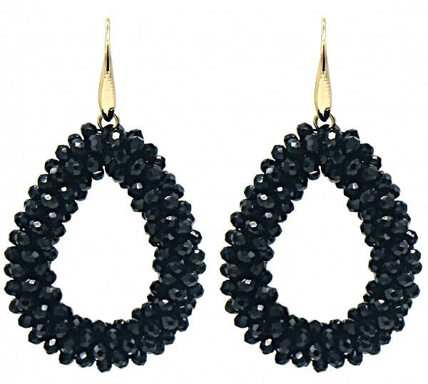Ibiza Black/Gold oorbellen