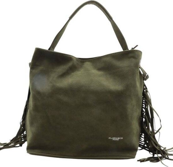 Handtas Stone khaki