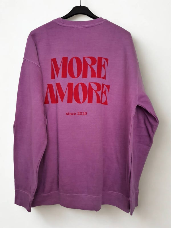 More Amour purple sweater