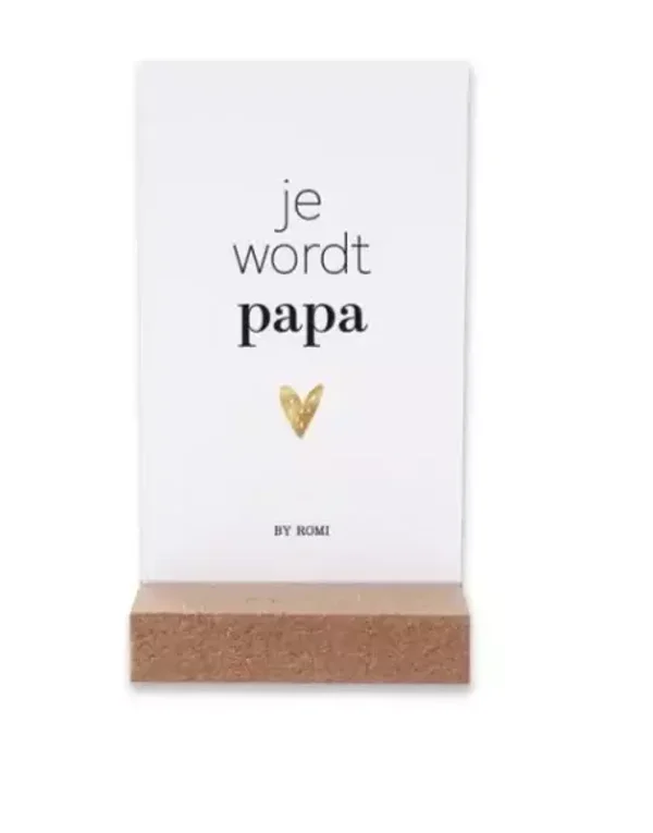 Wensdoosje Je wordt papa
