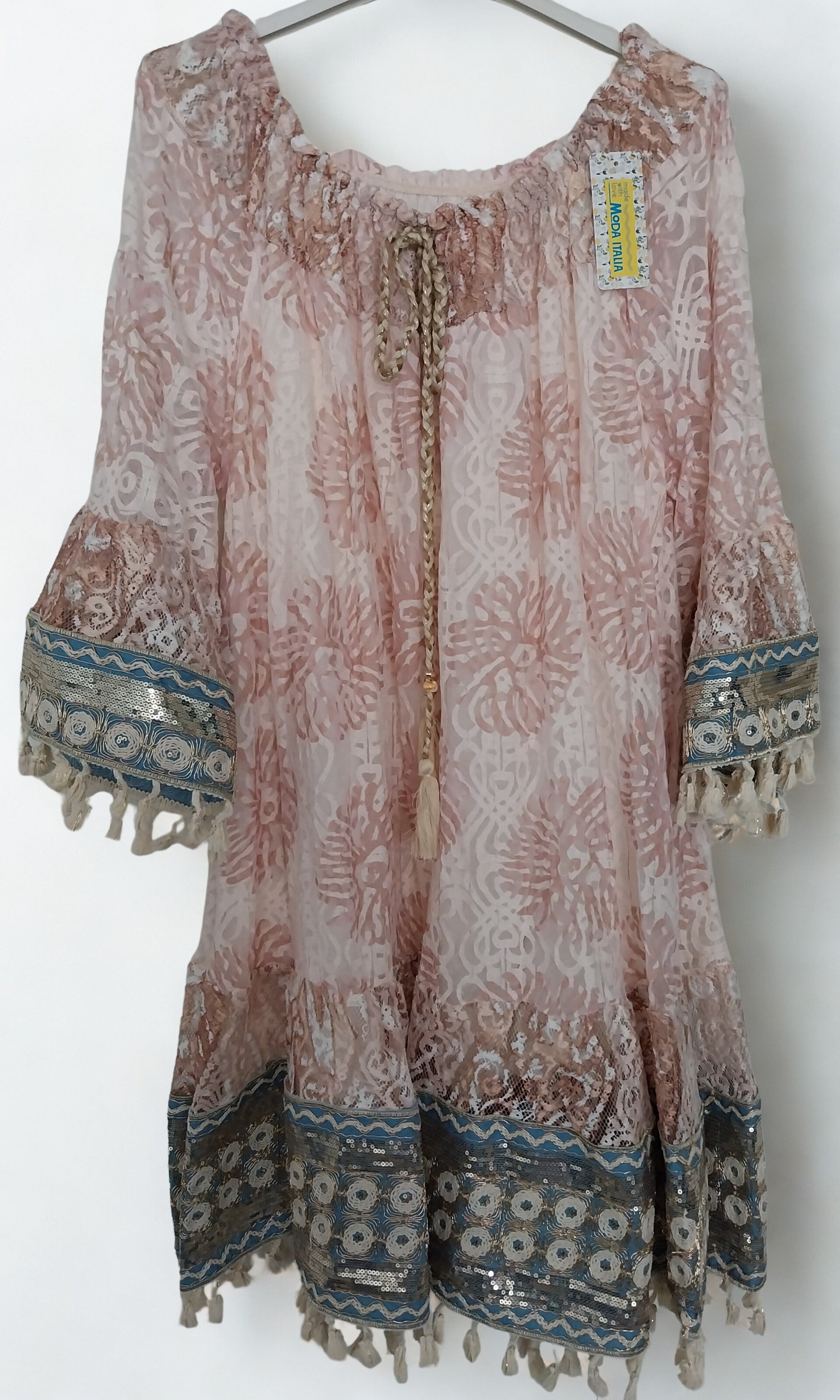 Bohemian Ibiza Dress pink