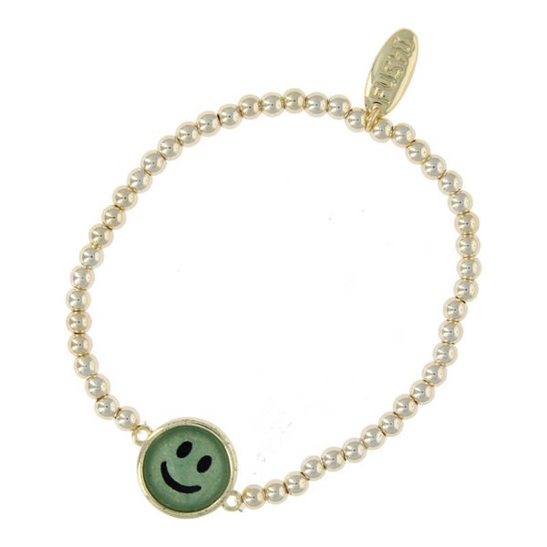 Armband smile groen