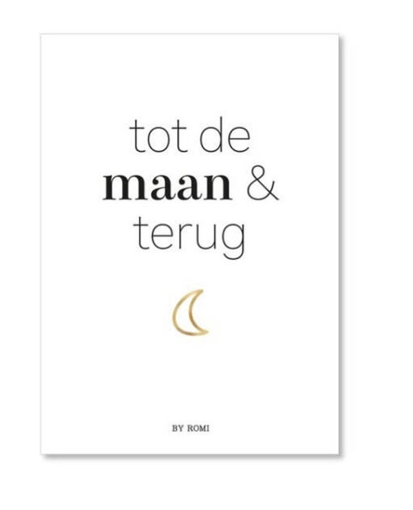 Tot de maan en terug kaart