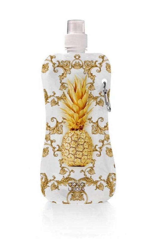 Waterfles Ananas Gold