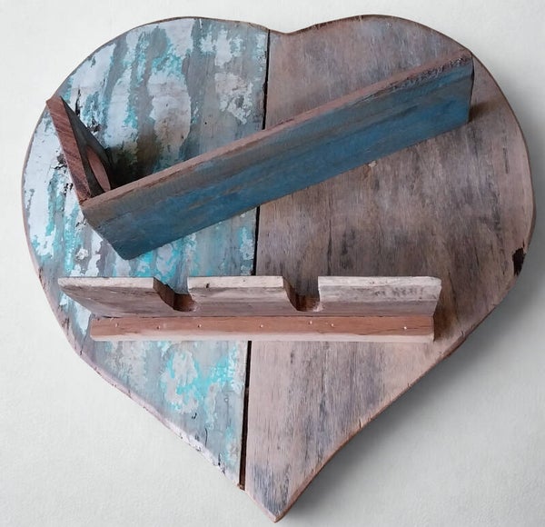 Hart fles wandhanger