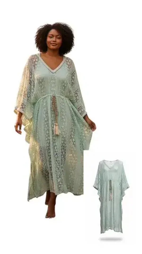 Ibiza Lace Dress mint