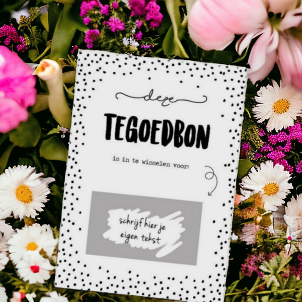 DIY kras tegoedbon