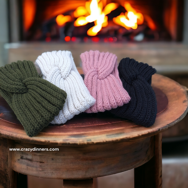 Winterhaarband   4 kleuren