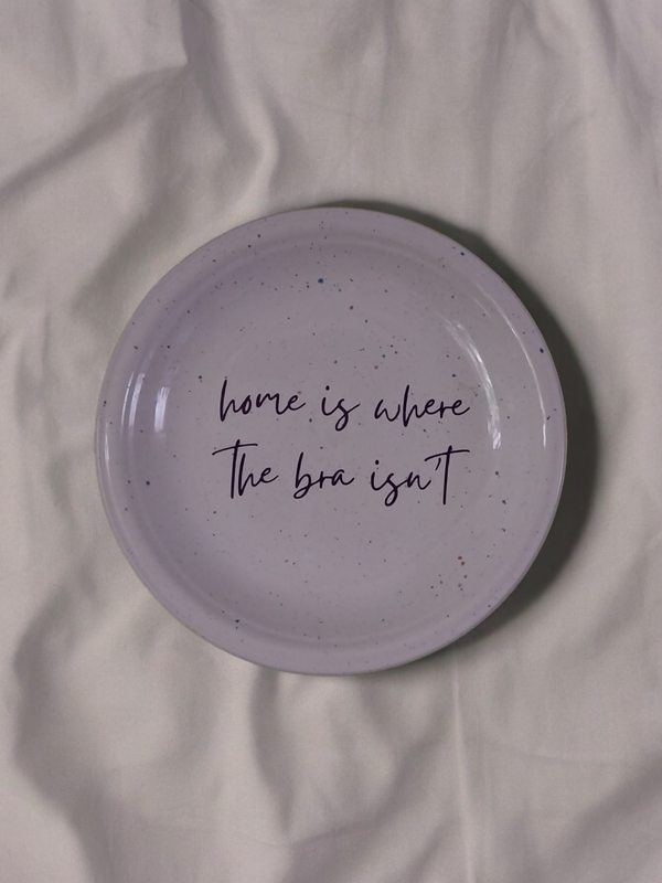 Home is where the bra isn't