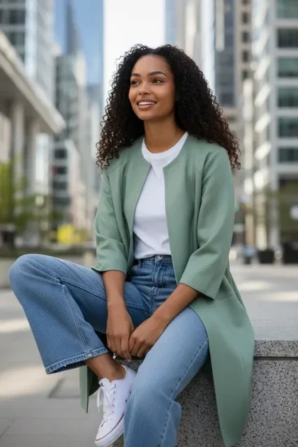 Suedine blazer in 2 kleuren
