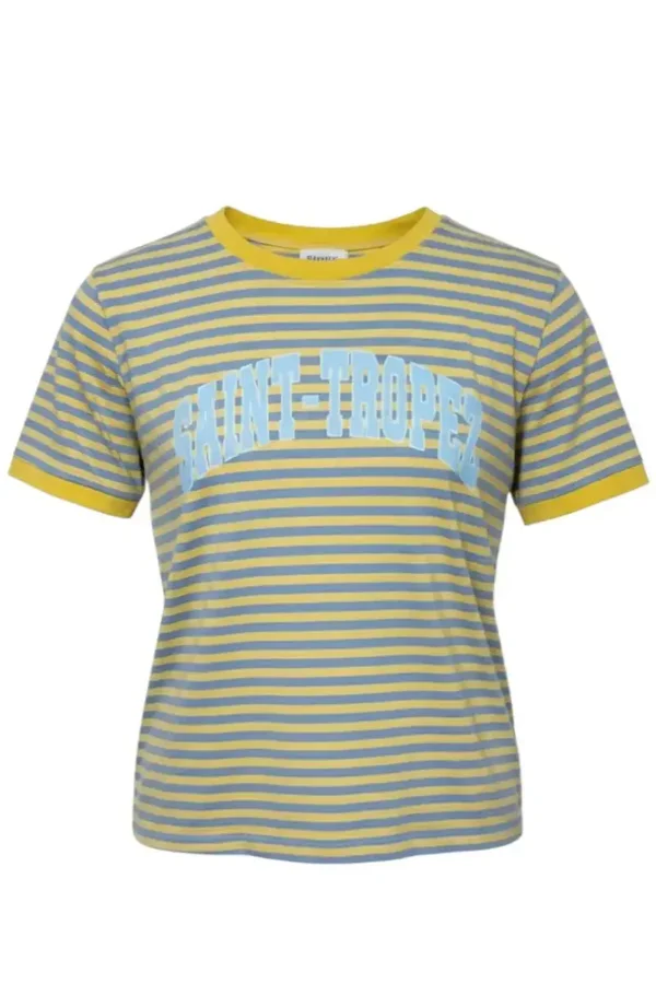Streep t-shirt "Saint Tropez"