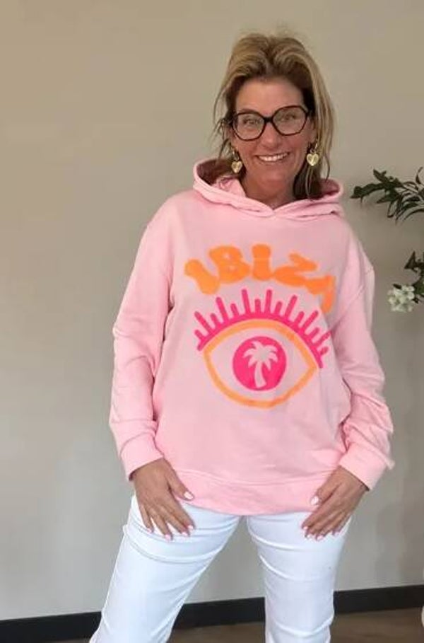 Ibiza Hoodie roze