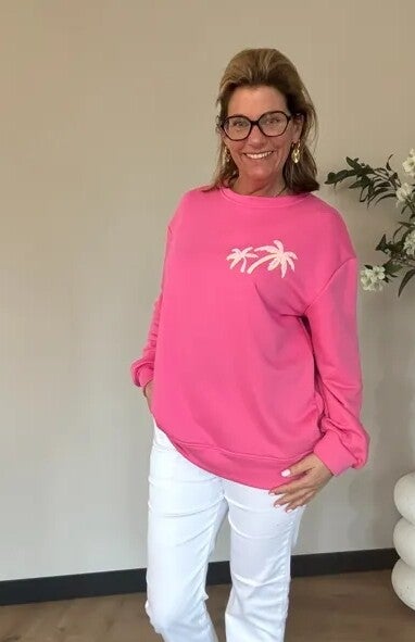 Malibu sweater roze