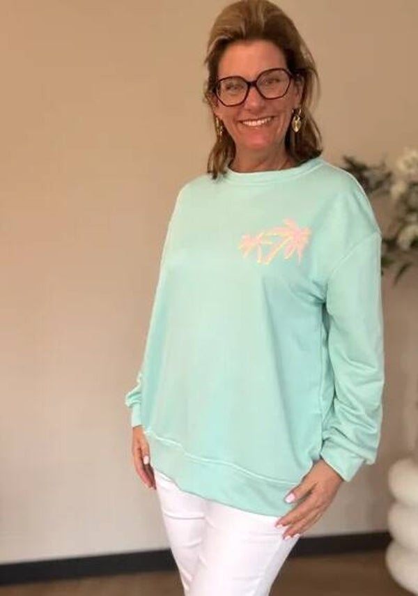 Sweater Malibu aqua
