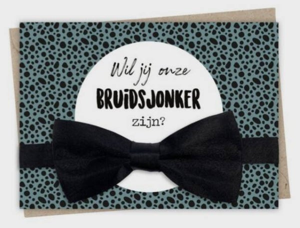 Wil jij onze bruidsjonker zijn?
