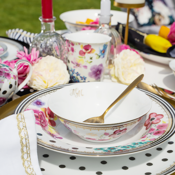 Nora soep / pasta bord set van 6