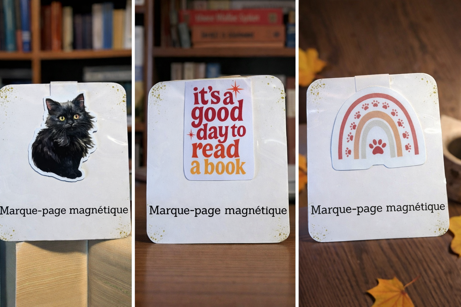 Marque-page magnétique personnalisable