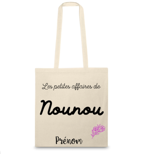 Petit tote bag les affaires de..
