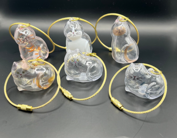 Porte clés poils de chats