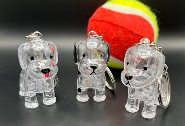 Porte clés poils de chiens